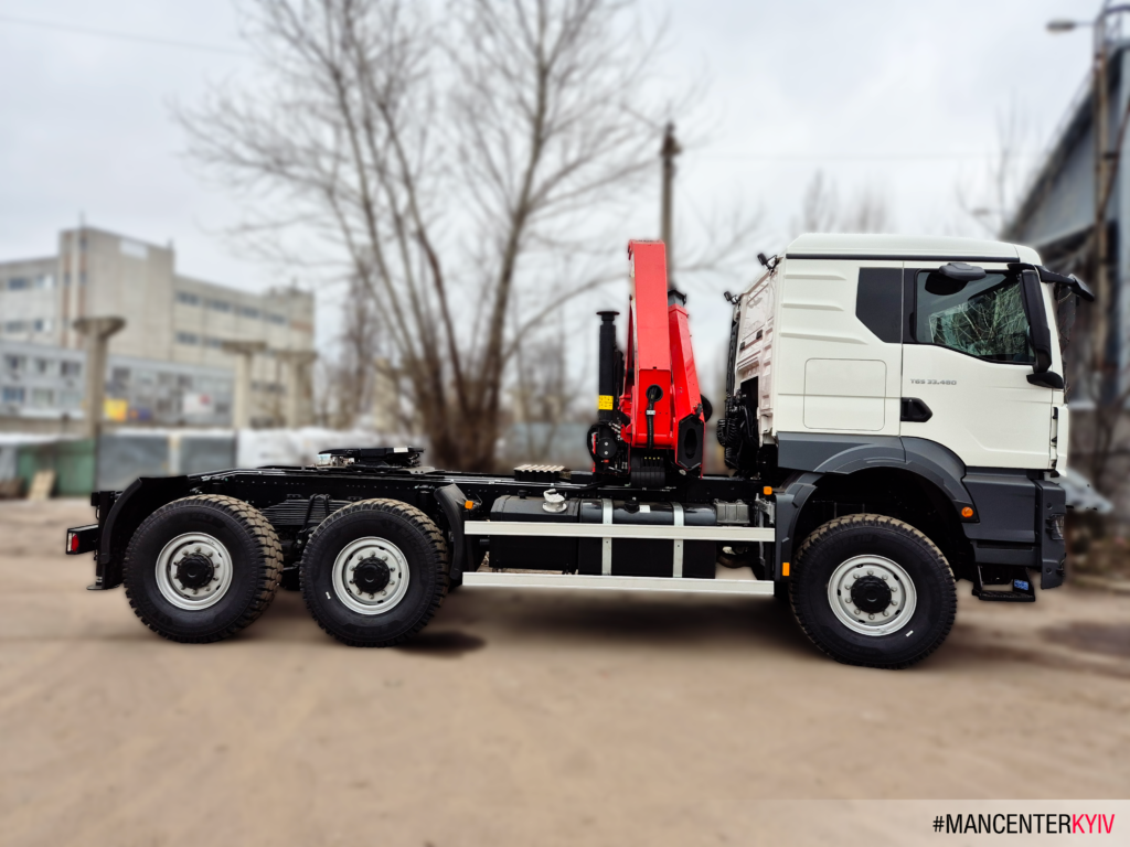 MAN TGS 33.480 BB SA з краном-маніпулятором Palfinger PK 23500