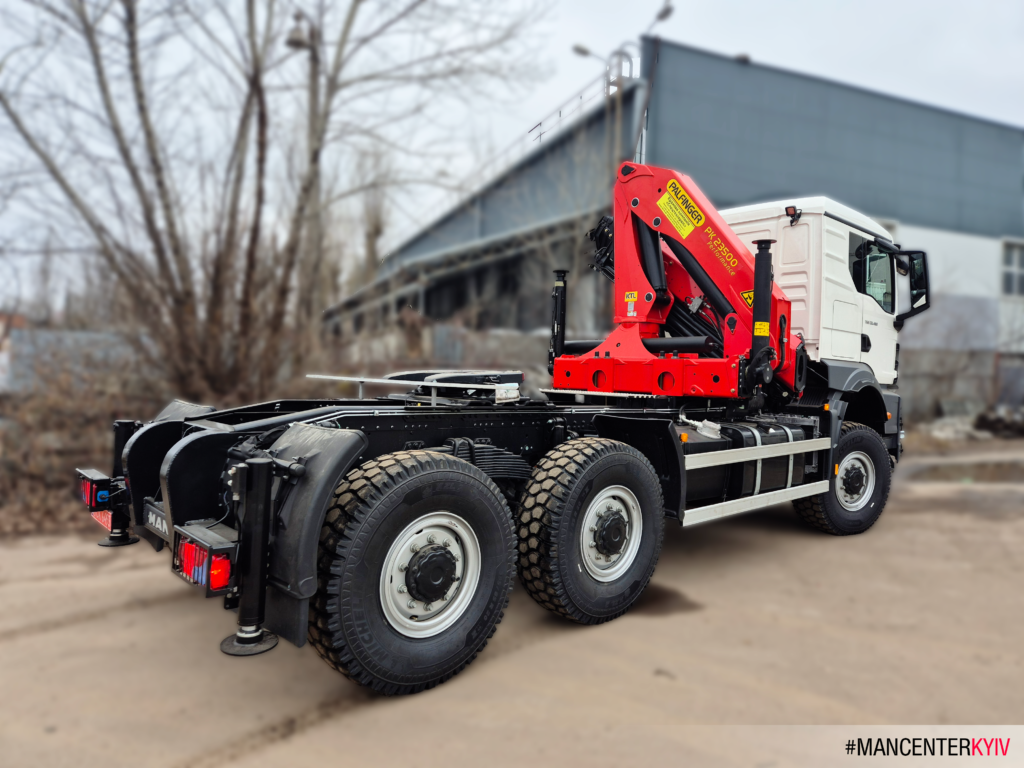 MAN TGS 33.480 BB SA з краном-маніпулятором Palfinger PK 23500